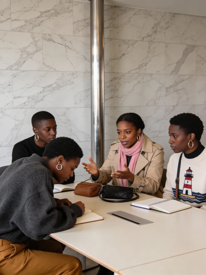 team in riunione motivazionale